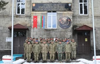 Qarsda Türkiyə və Azərbaycan hərbçilərinin birgə təlimi keçirilib