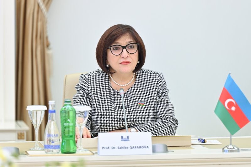 Sahibə Qafarova Milli Məclis komandasını TÜRKPA turnirində uğuruna görə təbrik edib