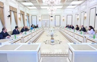 Sahibə Qafarova Muhsin Şentürkün rəhbərlik etdiyi nümayəndə heyəti ilə görüşüb