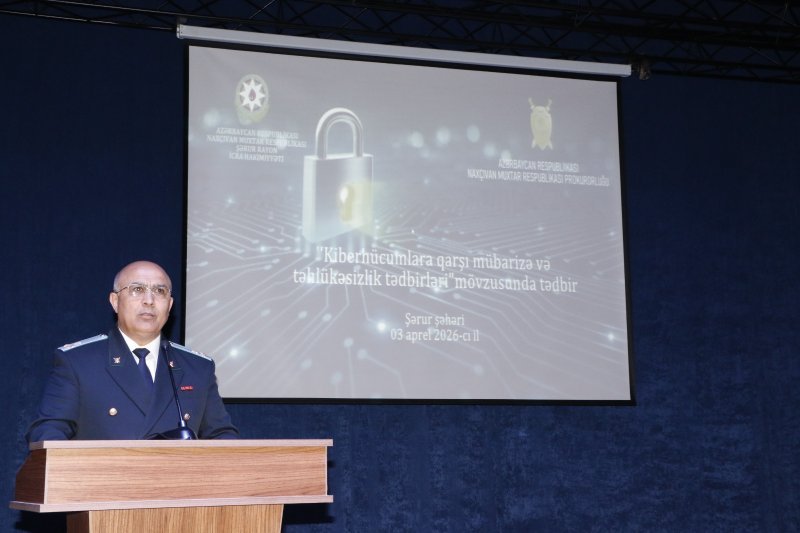 Şərurda kiberhücumlara dair maarifləndirici tədbir keçirilib -