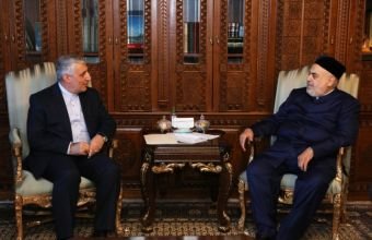 Şeyxülislam Allahşükür Paşazadə  Müctəba Dəmirçilunu qəbul edib