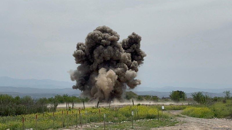 Suqovuşanda mina partlayıb, xəsarət alan var