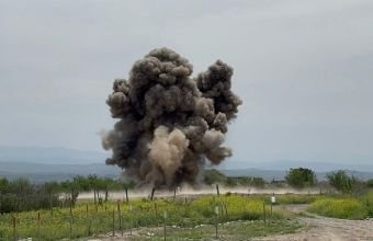 Suqovuşanda mina partlayıb, xəsarət alan var