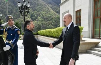 Volodimir Zelenski Azərbaycanda işgüzar səfərdədir -