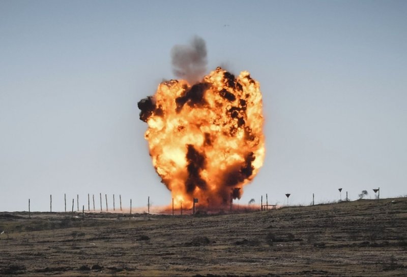 Xocalı rayonu sakini minaya düşüb