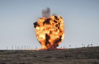 Xocalı rayonu sakini minaya düşüb