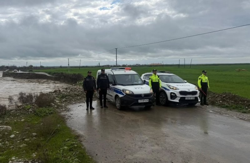 Yol polisi hava şəraiti ilə bağlı sürücülərə müraciət edib