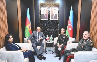 Zakir Həsənov italiyalı həmkarı ilə görüşüb