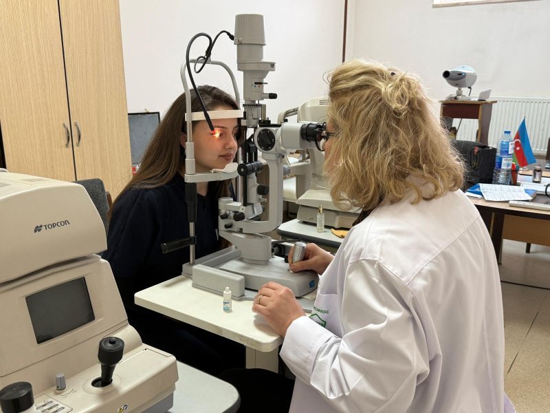 Zərifə xanım Əliyevanın 103 illiyinə həsr olunmuş oftalmoloji müayinə aksiyası keçirilib -