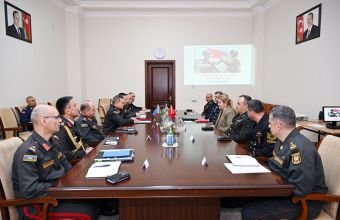 Azərbaycan ilə Türkiyə hərbi nümayəndə heyətlərinin görüşü keçirilib