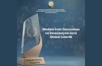 Azərbaycan mədəni irsin qorunması və innovasiyası üzrə beynəlxalq mükafata layiq görülüb