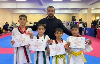 Azərbaycan taekvondoçuları Gürcüstandakı turnirdə üç medal qazanıblar
