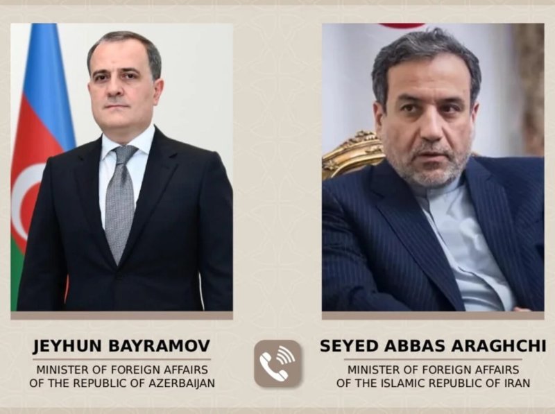 Ceyhun Bayramov ilə Seyid Abbas Əraqçi arasında telefon danışığı olub