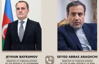 Azərbaycan və İran XİN başçıları regiondakı vəziyyətlə bağlı danışıqların gedişatını müzakirə ediblər
