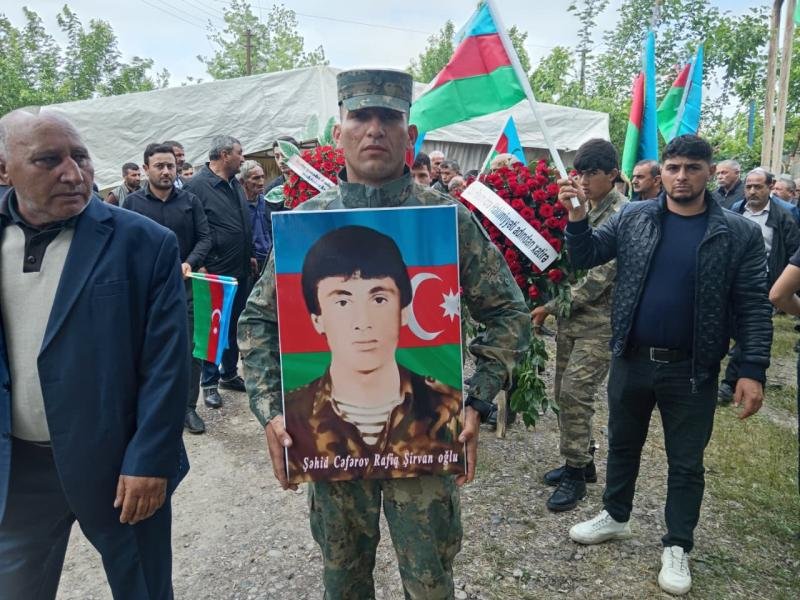 Birinci Qarabağ müharibəsinin itkin şəhidi Rafiq Cəfərov dəfn edilib -