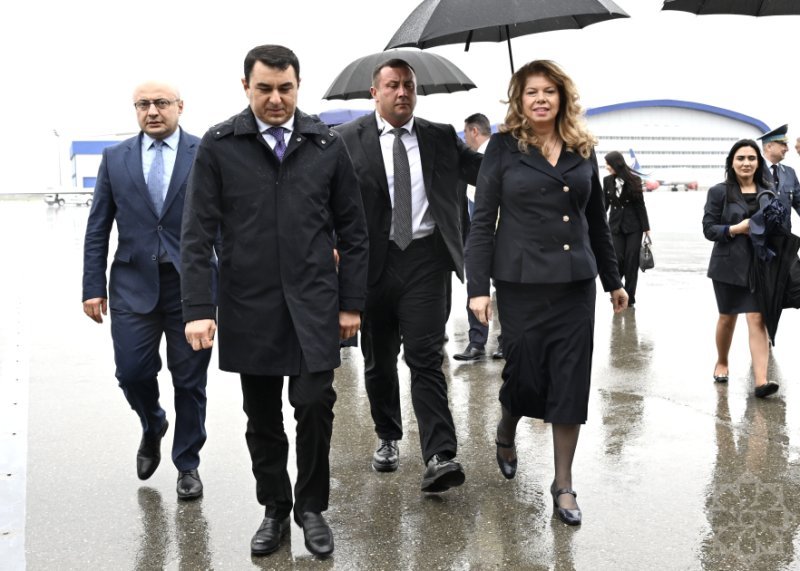 Bolqarıstan Prezidenti İliyana Yotova Azərbaycana səfərə gəlib