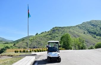 Böyük Qaladərəsi kəndində Bayraq meydanı yaradılıb