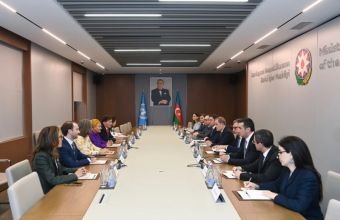 Ceyhun Bayramov BMT Baş katibinin müavini ilə görüşüb