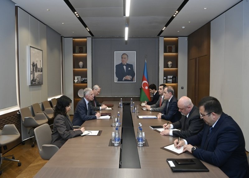 Ceyhun Bayramov Fergus Auld ilə görüşüb