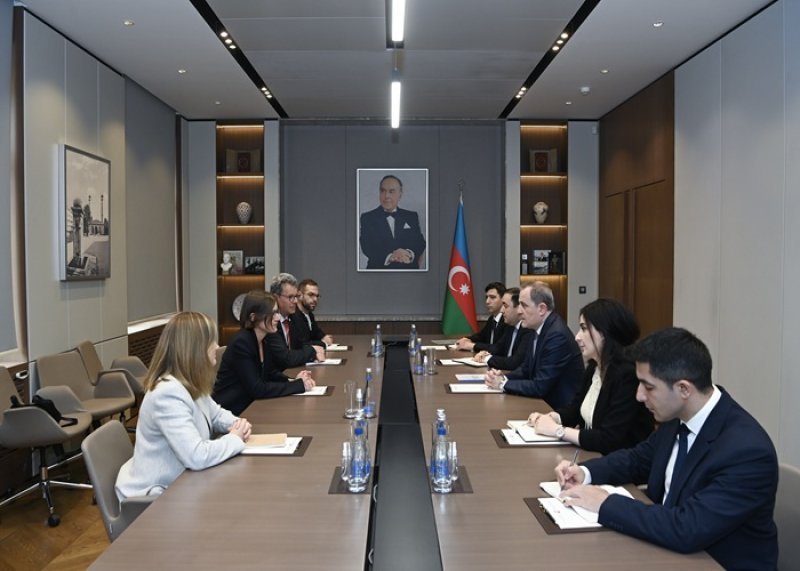 Ceyhun Bayramov Miryana Spolyariç Eggeri qəbul edib