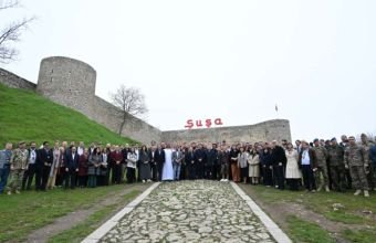 Diplomatik korpusun nümayəndələri Şuşa qala divarlarını ziyarət ediblər