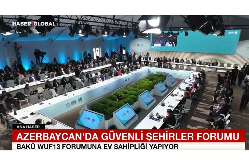 "Haber Global" "WUF13"ün ilk günü haqqında süjet hazırlayıb -
