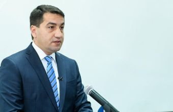 Hikmət Hacıyev Şuşadan hərbi attaşelərlə fotolar paylaşıb