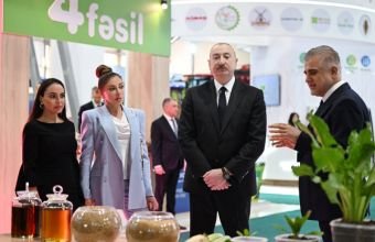 İlham Əliyev 19-cu “Caspian Agro Week” və 31-ci “InterFood Azerbaijan” sərgiləri ilə tanış olub -