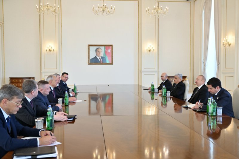 İlham Əliyev Belarus Milli Assambleyası Nümayəndələr Palatasının sədrini qəbul edib -