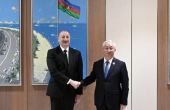 İlham Əliyev Can Quoçini qəbul edib -
