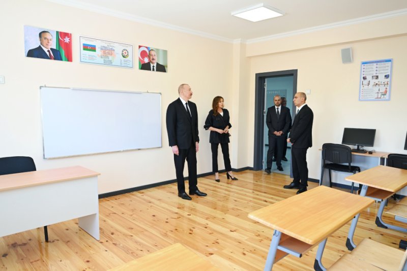 İlham Əliyev Cəbrayıl rayonunun Şükürbəyli kəndinin açılışında iştirak edib -