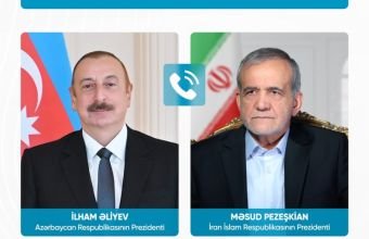 İlham Əliyev Məsud Pezeşkianla telefonla danışıb