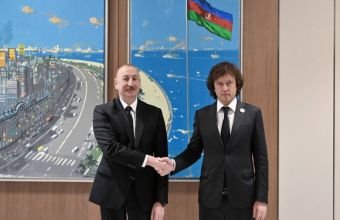 İlham Əliyevin Gürcüstanın Baş naziri ilə görüşü olub -
