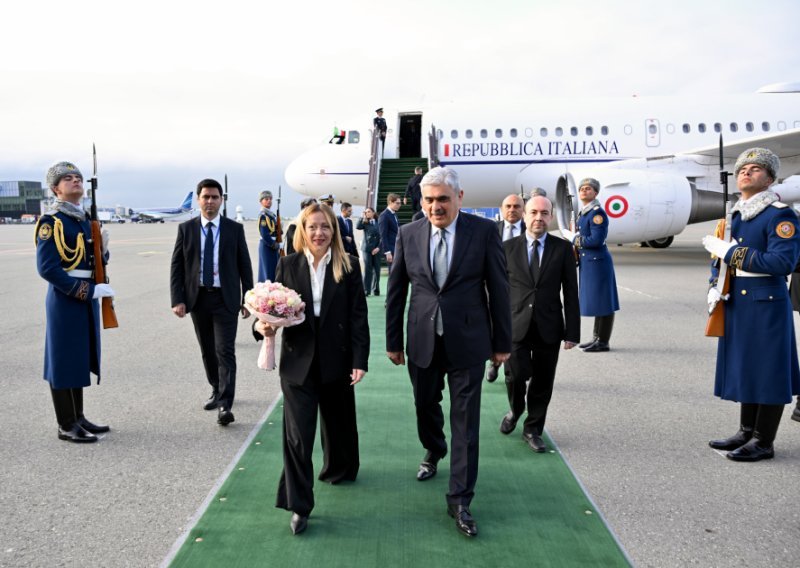 İtaliyanın Baş naziri Corcia Meloni Azərbaycana səfərə gəlib
