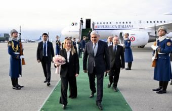 İtaliyanın Baş naziri Corcia Meloni Azərbaycana səfərə gəlib