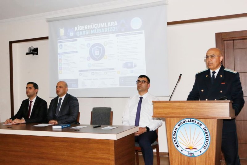 “Kiberhücumlara qarşı mübarizə və təhlükəsizlik tədbiləri” mövzusunda tədbir keçirilib -