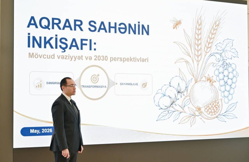 Məcnun Məmmədov: "Ət, süd, buğda və kartof istehsalında qarşımızda çağırışlar durur"