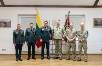 Müdafiə Nazirliyinin Hərbi Polis İdarəsinin nümayəndə heyəti Litvaya səfər edib