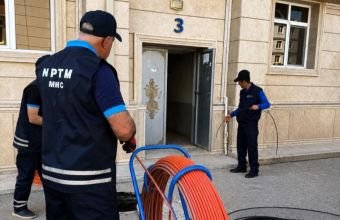 Naxçıvanda bir sıra ərazilərdə fiber-optik kabel quraşdırılır -