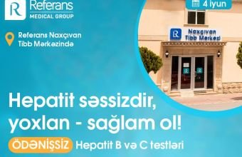 Naxçıvanda ödənişsiz hepatit skrininq aksiyası keçiriləcək