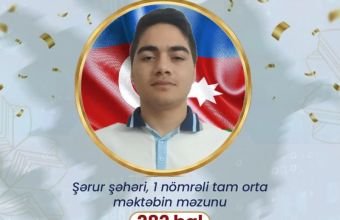 Naxçıvanda şəhid övladının əldə etdiyi yüksək nəticə böyük qürur hissi doğurur