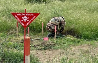 Ötən həftə neçə hektar ərazi minalardan təmizlənib?