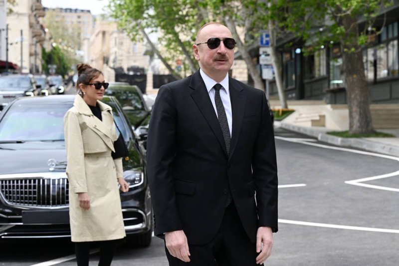 Prezident və birinci xanım Cəbrayılın Şükürbəyli kəndinin açılışında iştirak ediblər -