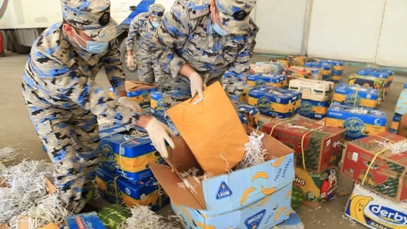 "Qarpız" yükündə 110 kiloqramdan artıq narkotik vasitə aşkarlanıb