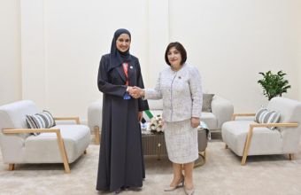 Sahibə Qafarova BƏƏ Federal Milli Şurasının sədr müavini ilə görüşüb