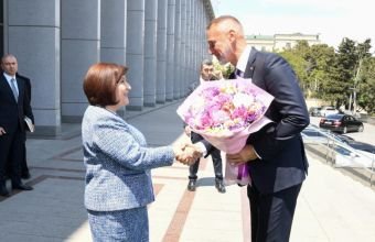 Sahibə Qafarova Slovakiya Milli Şurasının sədri ilə görüşüb