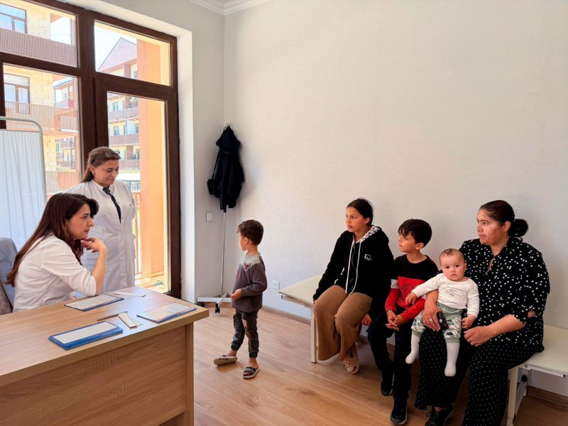 Səhiyyə Nazirliyi Cəbrayılda bölgə sakinləri üçün tibbi-humanitar aksiya keçirib
