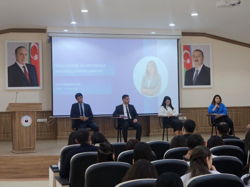 Tələbələr üçün rəqəmsal gələcək mövzusunda tədbir keçirilib -