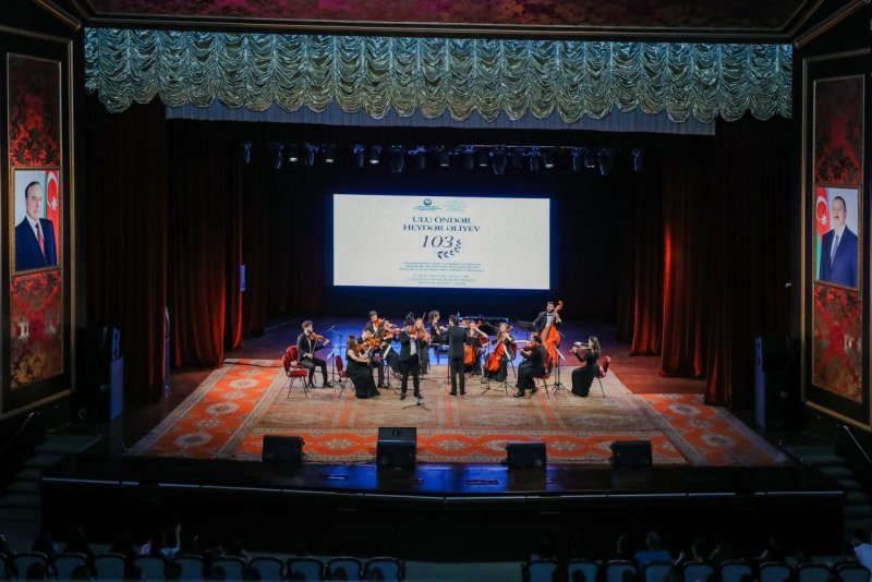 Ümummilli Liderin 103-cü ildönümünə həsr olunmuş konsert proqramı keçirilib -