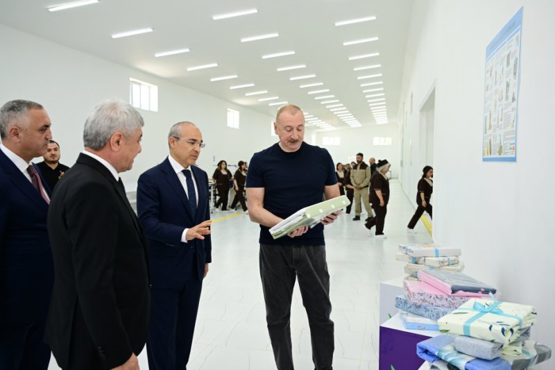 Xocalıda "Qarabağ Tekstil Evi" MMC istifadəyə verilib -